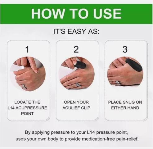 Sugar Control LI4 Acupressure Point Clip (BUY 1 GET 1 Free)