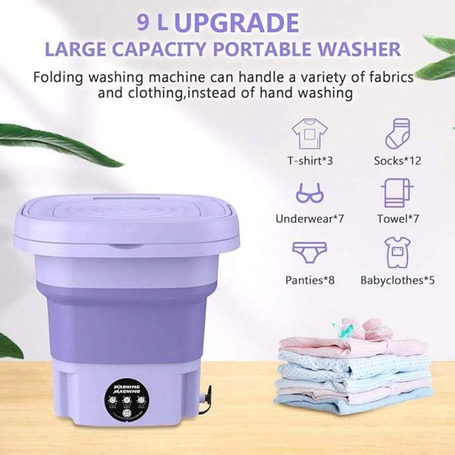 Mini Foldable Washing Machine
