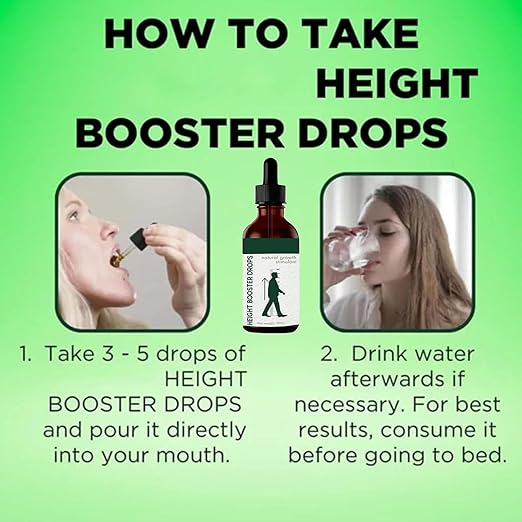 Height Booster Drops (30ml) | Powerful Growth Formula for All Ages