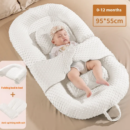 SoothEase™ Anti-Reflux & Anti-Colic Inclined Newborn Infant Baby Lounger Bed