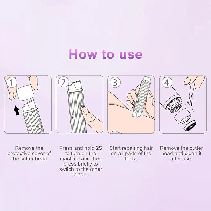 Double Head Electric Shaver (مِقَص حلاقة كهربائي ذوا رأسين)