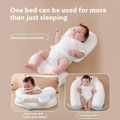 SoothEase™ Anti-Reflux & Anti-Colic Inclined Newborn Infant Baby Lounger Bed