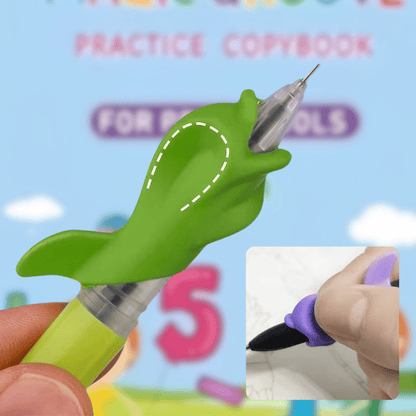 Magic Groove Tracing Book: Reusable Handwriting Practice with Disappearing Ink & Grooves